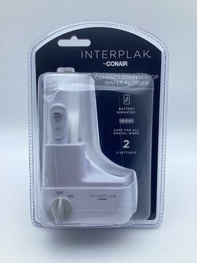 Interplak by Conair Compact Cordless Water Flossing System, Dental Jet Pick